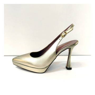 Pedro Miralles Rena 17975 platino | Zapato destalonado elegante