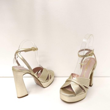 Pedro Miralles Montefioralle 17304-01 Platino | Sandalia de Fiesta