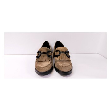 Mocasín serraje taupe Viguera 8386 | Mujer