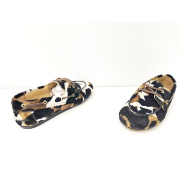 Castellano Aiko Náutico Mujer Animal Print de Piel