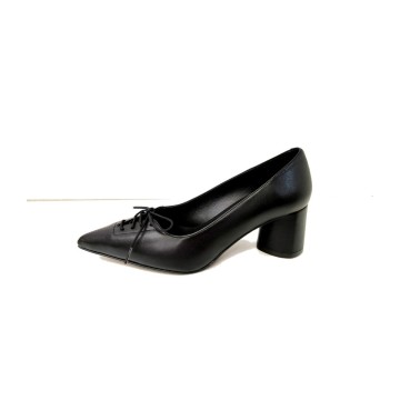 Zapato Dansi 8060 Negro de Piel | Tacón 6 cm