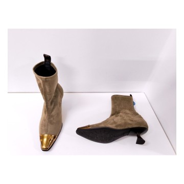 Pedro Miralles 29526 | Botín Taupe Tacón 5 cm