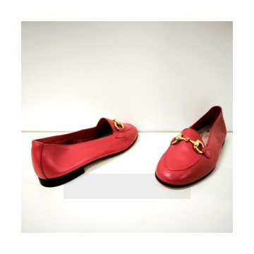 Mocasín Castellano Berti de piel roja | Hecho en España