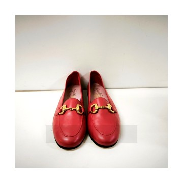 Mocasín Castellano Berti de piel roja | Hecho en España