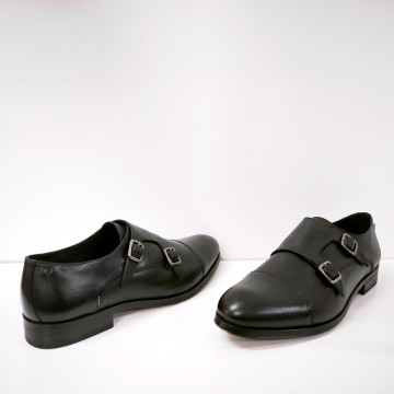 Martinelli Empire 1492-2632PYM Negro | Zapato Monk Piel Hombre