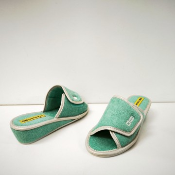 Nordikas 1711 Menta | Zapatilla Mujer Velcro 5 cm