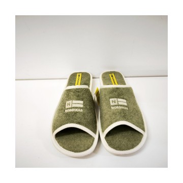 Nordikas 5505B Kaki | Zapatillas de Casa Toalla