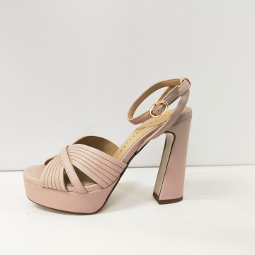 Sandalia Pedro Miralles Montefioralle nude tacón 12 cm | Josefina Cerrato
