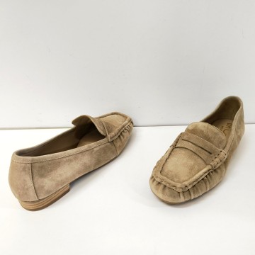 Mocasín Unisa Balta taupe serraje cómodo | Josefina Cerrato