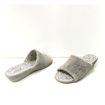 Vulladi 6606 Zapatilla Casa Mujer Felpa Perla Cuña 2 cm