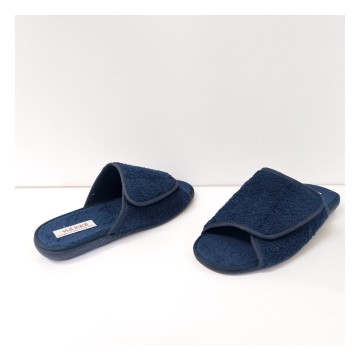 Vulladi 5889 Zapatilla Casa Hombre Velcro Azul