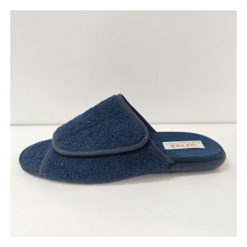 Vulladi 5889 Zapatilla Casa Hombre Velcro Azul