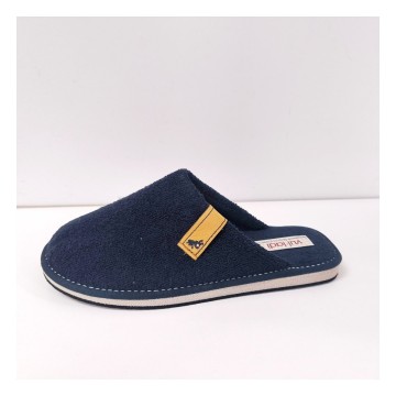 Vulladi 1557 Hombre Felpa Azul Lavable