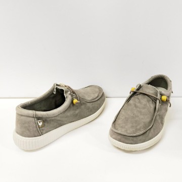 Pitas Wallabi WP150 Taupe Hombre | Zapato Lona Lavada