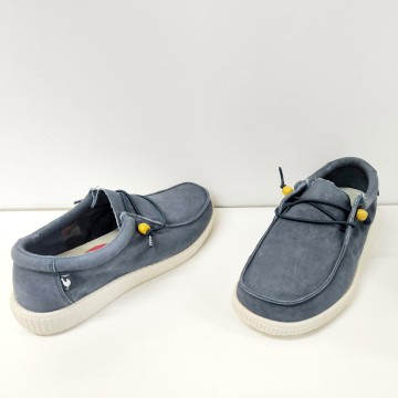 Pitas Wallabi WP150 Azul Hombre | Zapato Ligero Lona