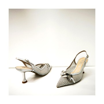Dibia 12660-3 salón piel y transparencias tacón 8 cm | Josefina Cerrato