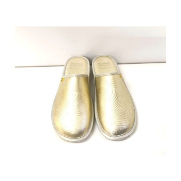 Zapatillas Nordikas 2310 platino | Piel y confort premium