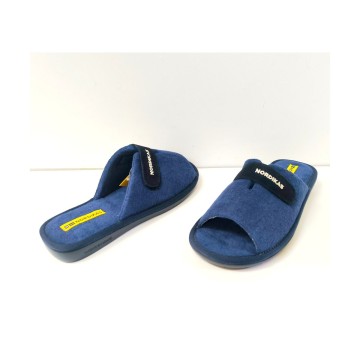 Zapatillas Nordikas 7336 marino velcro | Comodidad verano hombre