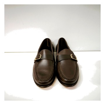 Mocasín Castellano 2208-0 Marrón Cacao en Vaquetilla
