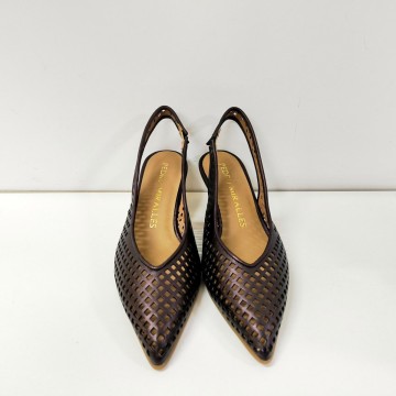 Pedro Miralles Chelva burdeos | Zapato destalonado elegante