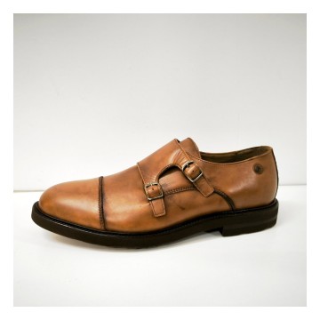 Sergio Serrano 6015 Cuero | Zapato doble hebilla