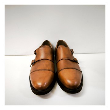 Sergio Serrano 6015 Cuero | Zapato doble hebilla