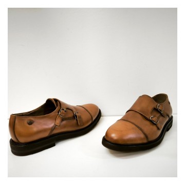Sergio Serrano 6015 Cuero | Zapato doble hebilla