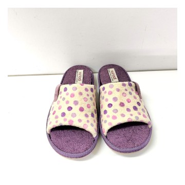 Vulladi 3395 mujer | Zapatilla lunares lila