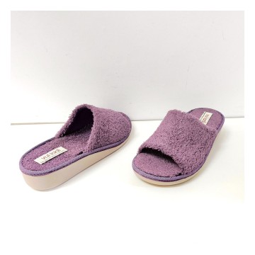 Vulladi 8640 mujer | Zapatilla felpa cuña 3 cm