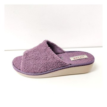 Vulladi 8640 mujer | Zapatilla felpa cuña 3 cm