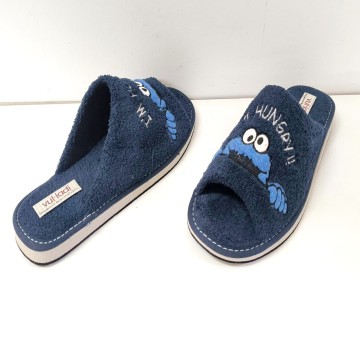 Zapatillas casa hombre Vulladi 3654 azul | Josefina Cerrato