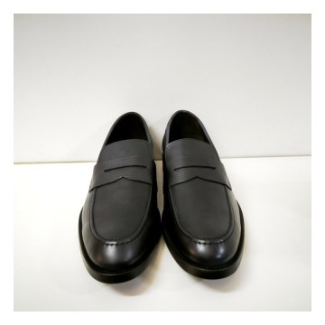 Sergio Serrano 2822 Azul Marino | Mocasín piel hombre
