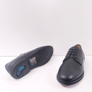 Zapato Stonefly Calvin 2 piel negro | Tecnología Blusoft®