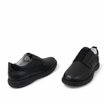 Zapato Stonefly Stream 31 Negro de Piel con Blusoft