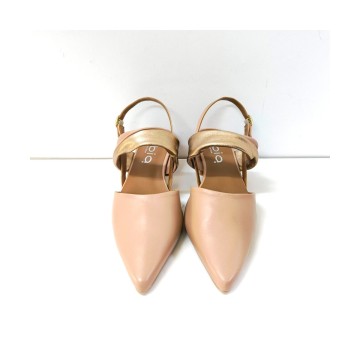 Dibia 56096 nude y cobre | Sandalia elegante tacón cómodo